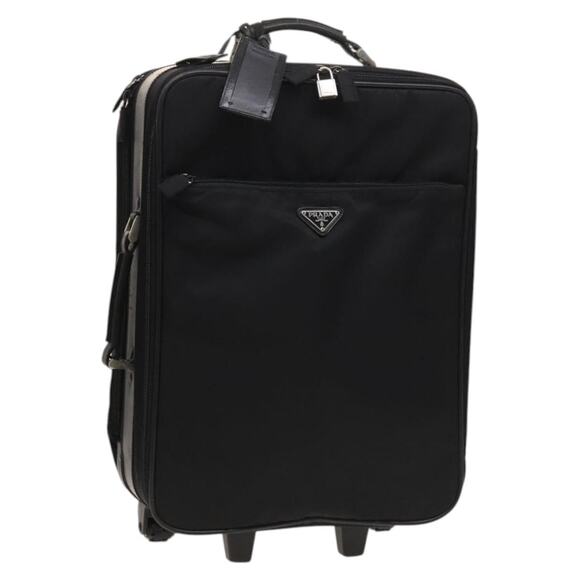 PRADA Suitcase Nylon Black Silver - Picture 1 of 13